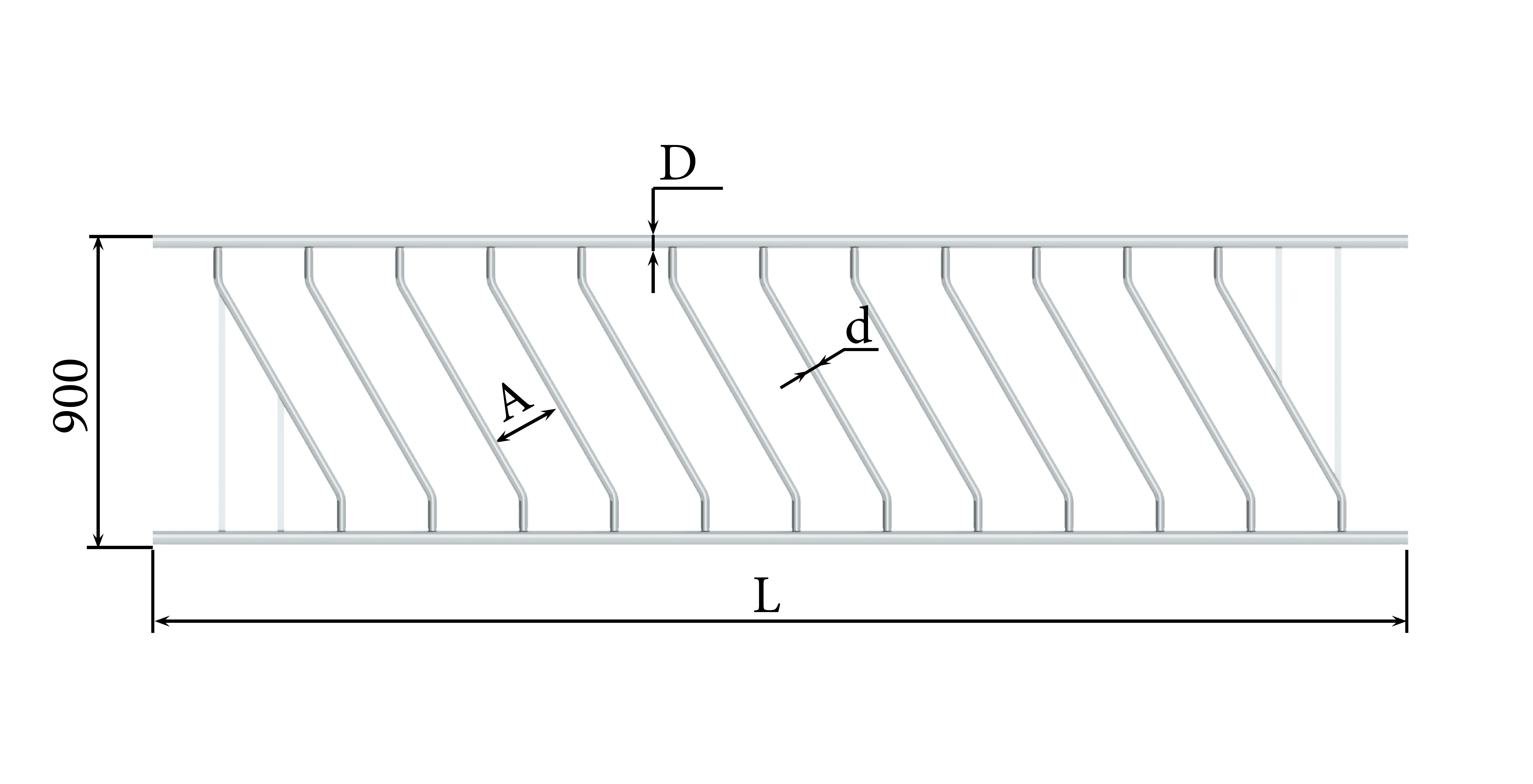Feed diagonal lattice