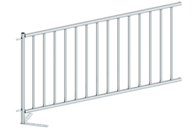 Cage for fattening piglets from metal fence