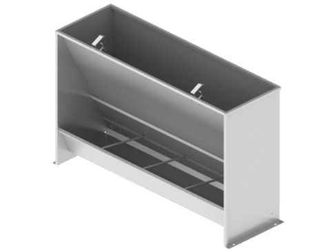 Bunker type feeder one-sided 4-section for fattening 190 liters