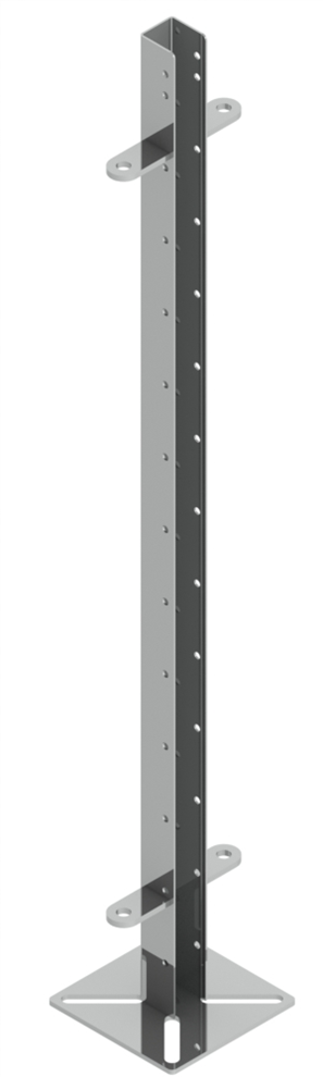 Brackets P(П) for cages from plastic PVC profile