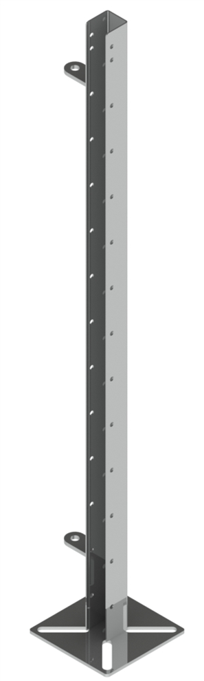 Brackets P(П) for cages from plastic PVC profile
