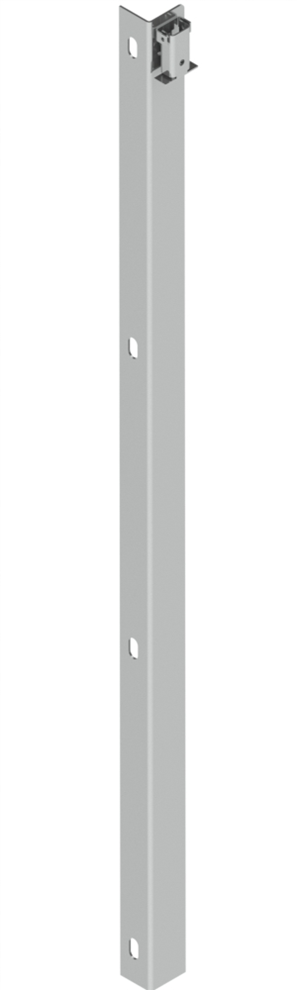 Brackets for cages made of plastic PVC profile