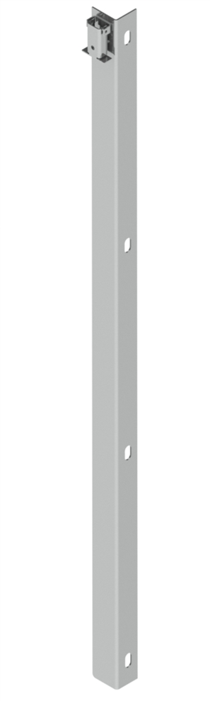 Brackets for cages made of plastic PVC profile