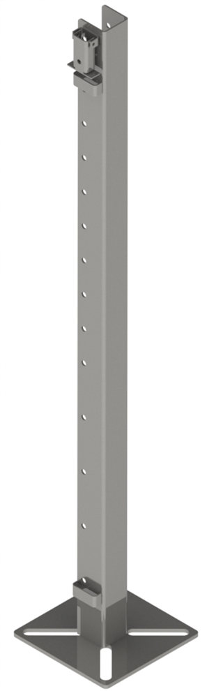 Brackets for cages made of plastic PVC profile