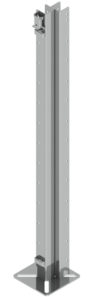 Brackets for cages made of plastic PVC profile